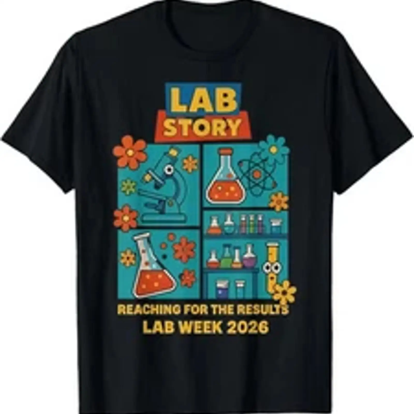 Medical Lab Technician - Футболка для медицинских техников Laboratory Week