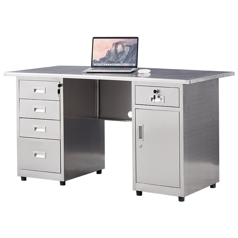 Medical Lab Furniture - Компьютерный стол из нержавеющей стали, стол