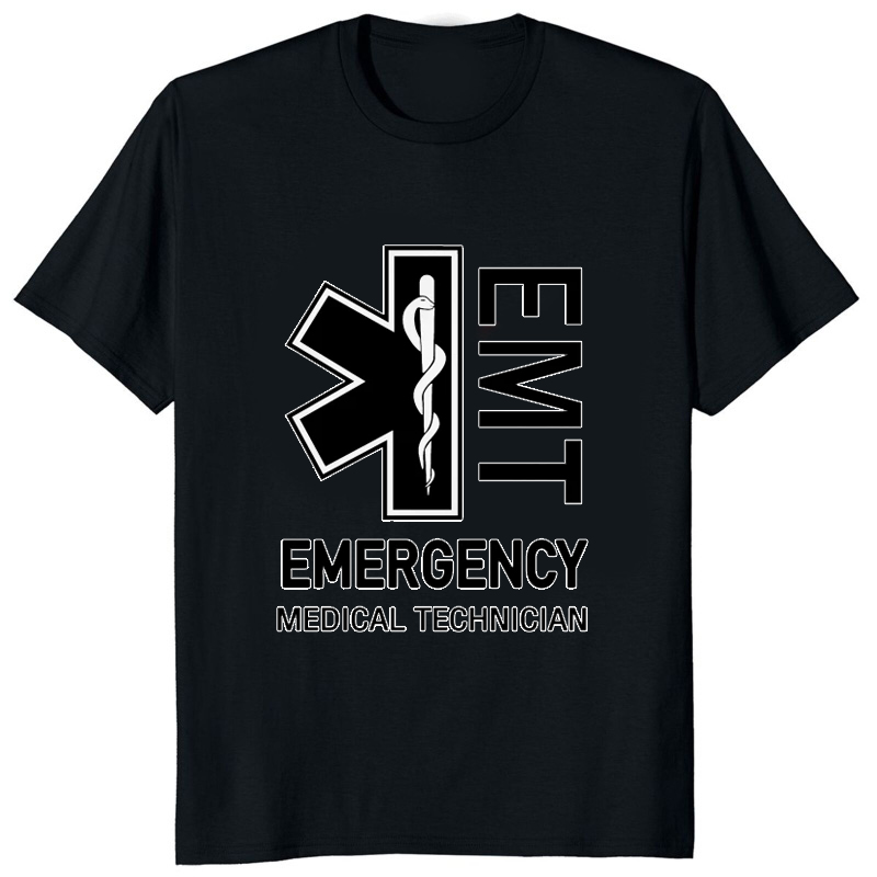 Medical Lab Technician - Футболка с принтом Emt для экстренных