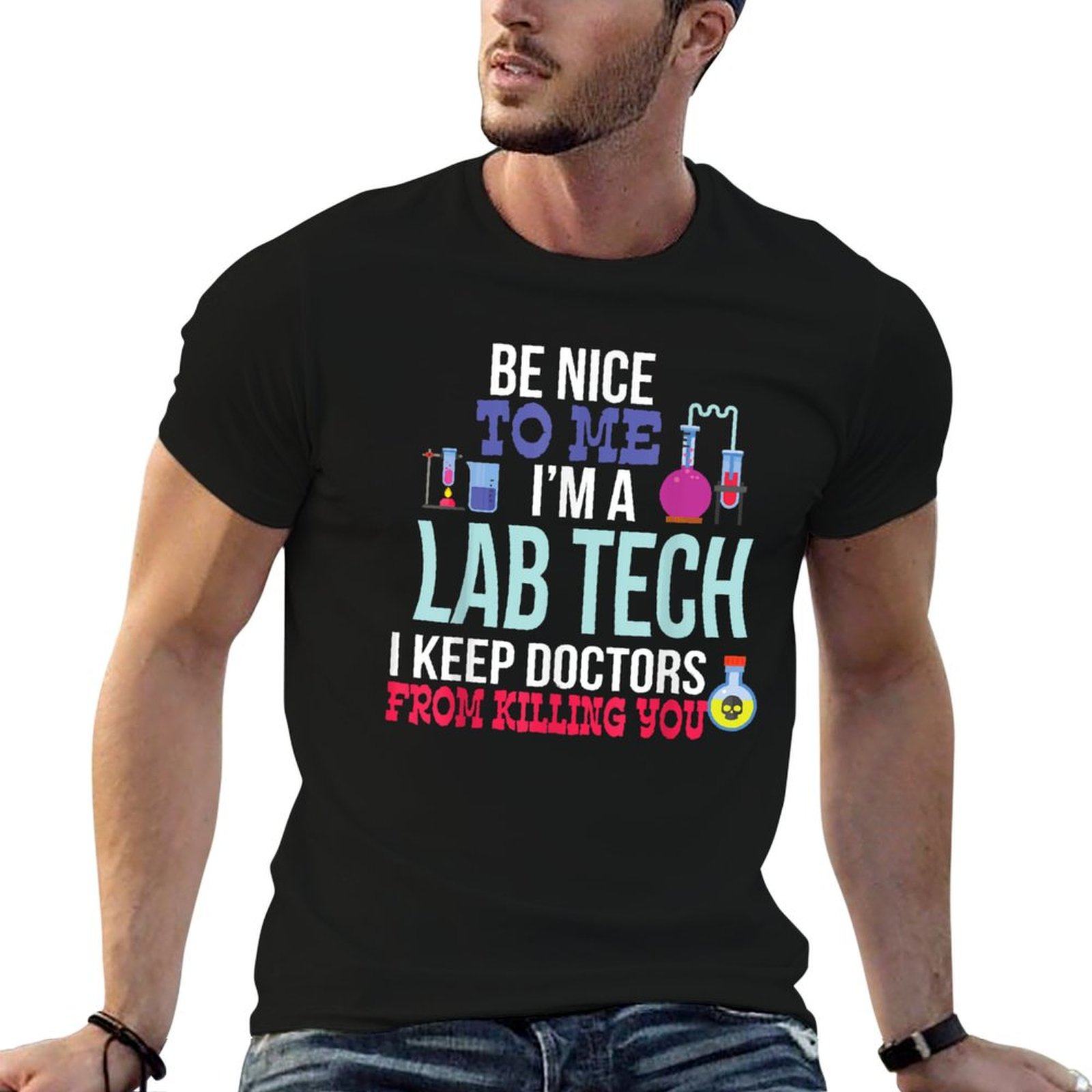 Забавная футболка для техников – обзор и цена Medical Lab Technician