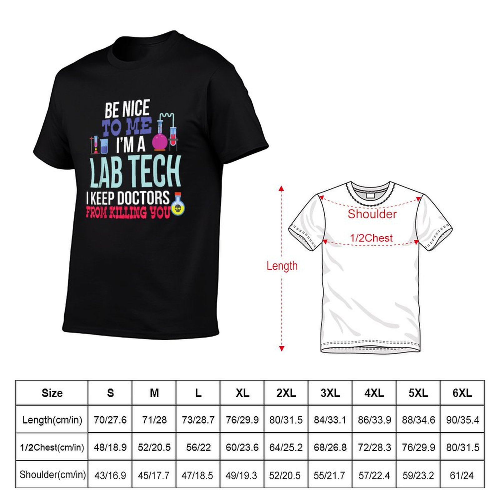 Забавная футболка для техников – обзор и цена Medical Lab Technician