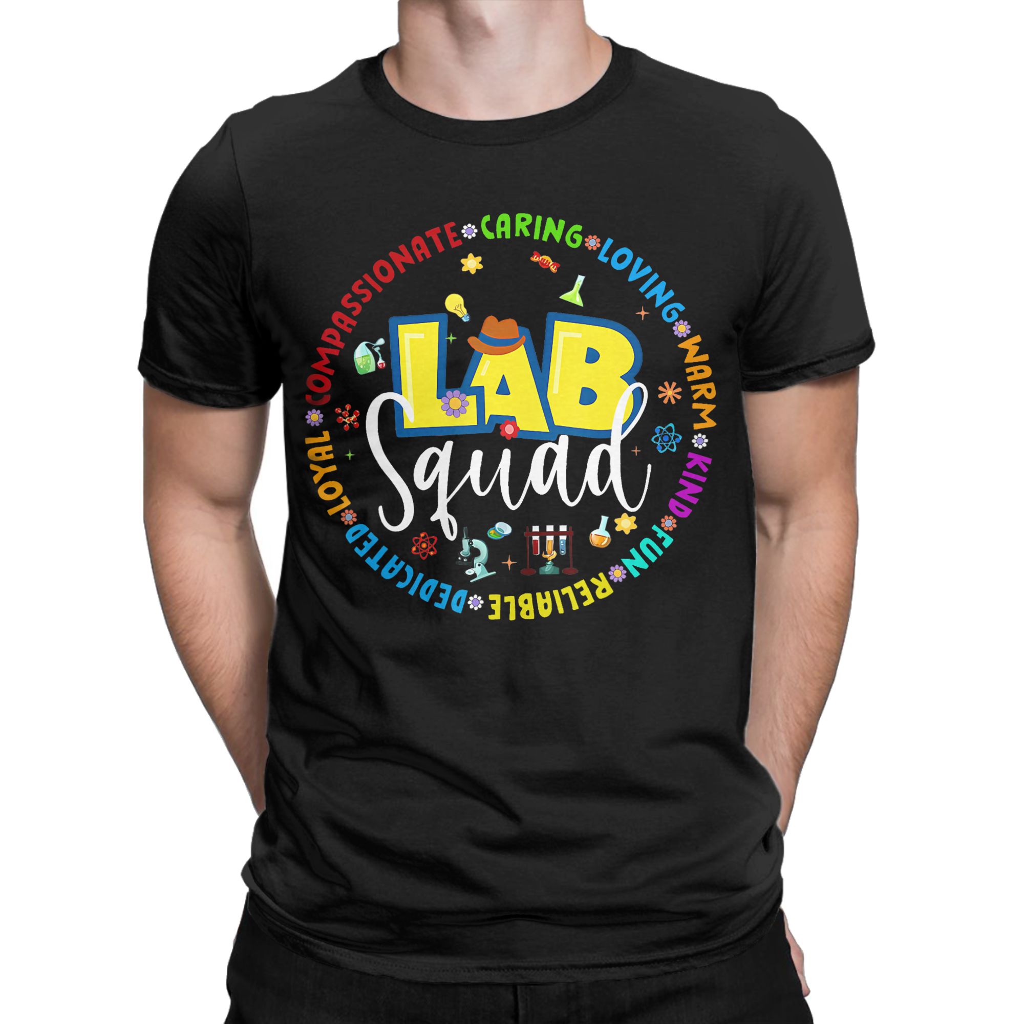 Футболка для мужчин Lab Squad  – обзор и цена Medical Lab Technician